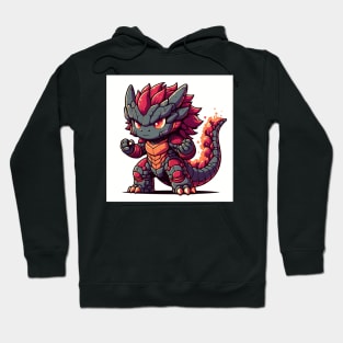 Chibi cute godzilla kaiju Hoodie